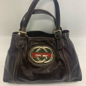 Vintage Gucci Leather Tote